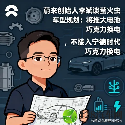 《蔚来李斌放大招!萤火虫车型规划新动向,大电池+独立换电》-1