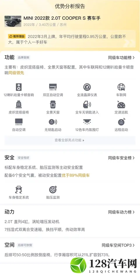 #二手车推荐#20万出头,体验MINI赛车手,感受卡丁车般的乐趣-3