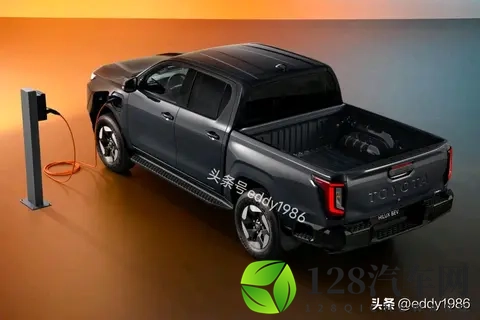 丰田海拉克斯纯电皮卡更多细节曝光，592度电池续航240公里-1