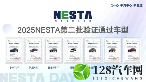 问界 M7 增程版、理想 i8、小米 YU7 通过 NESTA 六维电安全验证-3