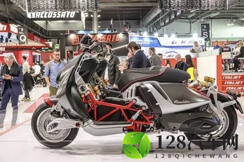米兰车展丨意塔杰特Roadster 400发布,复古踏板的“变态”演绎-2