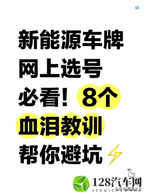 新能源网上选号必看！8个血泪教训帮你避坑-1