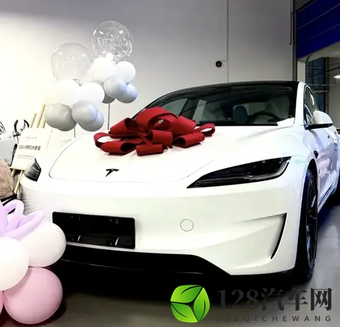 特斯拉黑标Model 3 Performance正式交付，保留专属徽章，更帅了-2