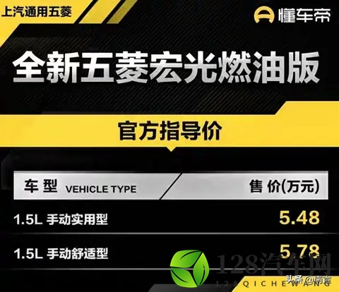 五菱“掀桌子”了！燃油版宏光548万杀到，对手集体失眠！-1