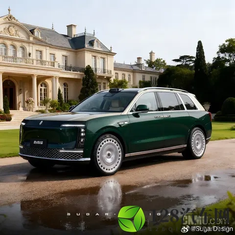 尊界SUV M900渲染图曝光：车身超55米 对开门设计-1