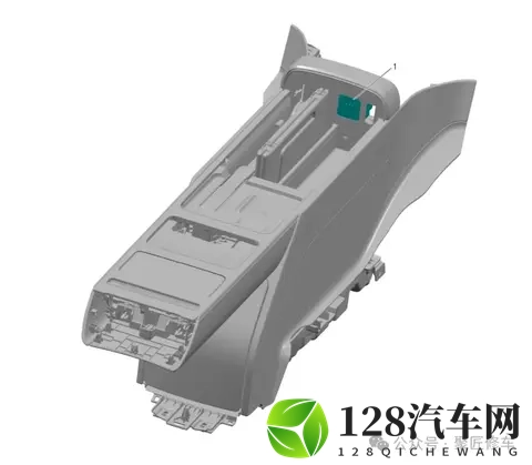 蔚来ET9车内放电功能,车内放电插座安装在二排扶手箱内-2