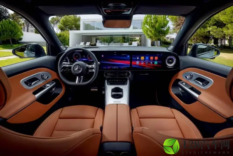 三联屏+星空顶，全新奔驰GLB官图发布，12月8日亮相！-1